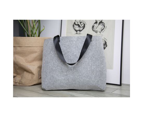 GRS RPET Felt Shoulder Bag sac bandoulière Gris -  W07490