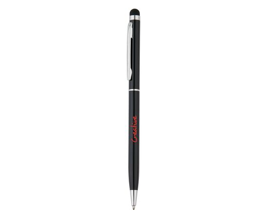 Thin metal stylus pen Black - XD Collection P610.621
