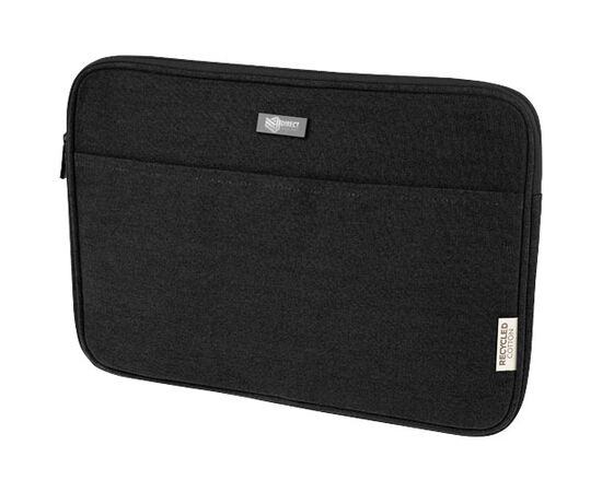 Joey 14" GRS recycled canvas laptop sleeve 2L Black - Unbranded 12068090