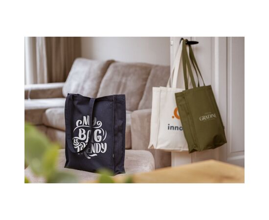Solid Bag GRS Recycled Canvas (340 g/m²) Tasche Neutral -  399442
