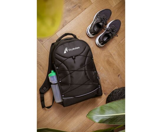 Flashline GRS RPET Laptop Backpack Black -  686598 Flashline GRS RPET Laptop Backpack Black -  686598