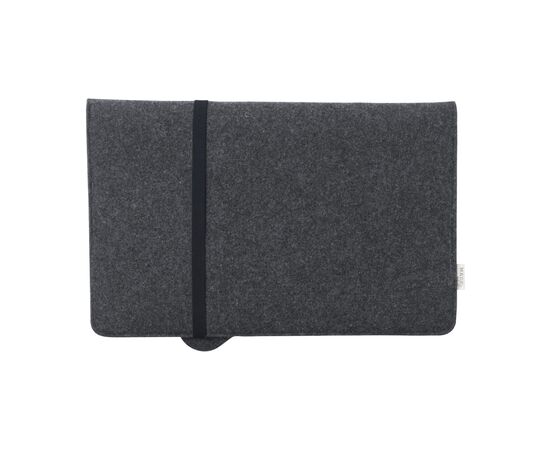 Recycled Felt&Apple ImitationLeather Sleeve 15/16p Noir - Made Out Of W30198