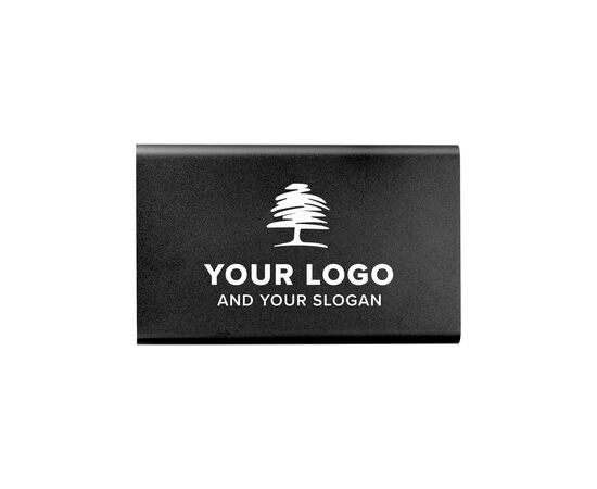 Powerbank aus Aluminium Ezra Rot -  7298.008