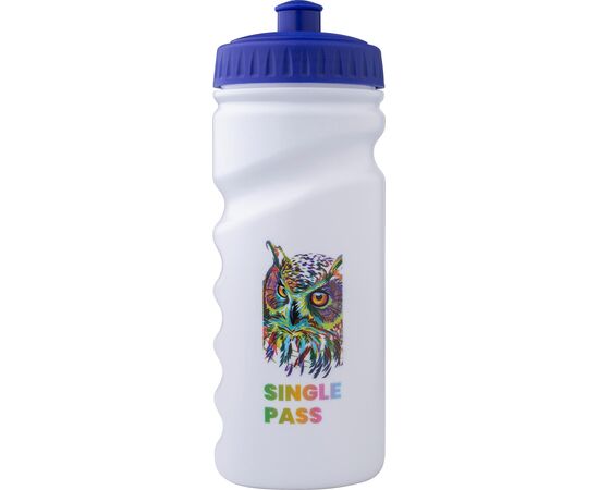 Gourde de 500 ml en plastique recyclé Demi Blanc -  7584.002