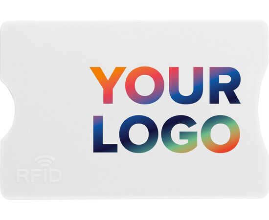 Kreditkartenhalter aus Kunststoff Sora Weiß -  7252.002