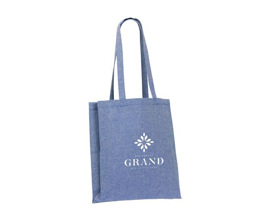 Melange Shopper GRS Recycled Canvas (280 g/m²) sac Bleu -  453430