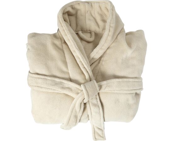 Fleece-Bademantel Derek Beige -  7775.357.L/XL