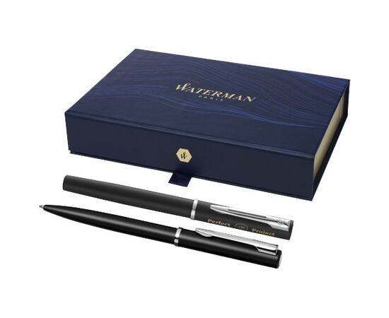 Waterman Allure rollerball and ballpoint pen set  (black ink) Black - Waterman 10782455