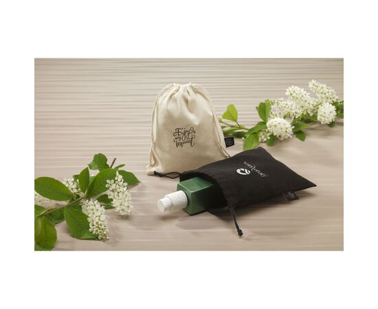 Gift Pouch Natural GRS Recycled Cotton (150 g/m²) S Natural  -  192542