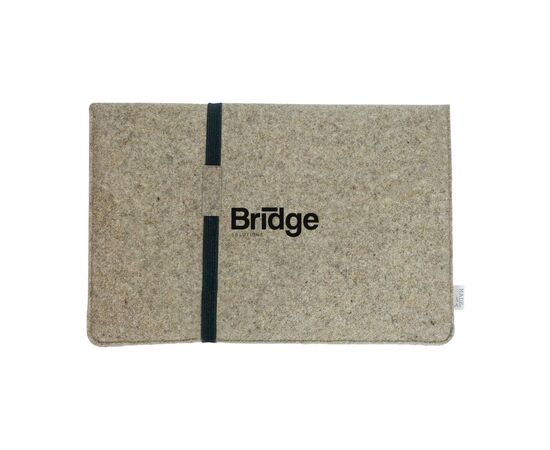 Recycled Felt Laptop Sleeve 14" Taupe - Made Out Of W49242