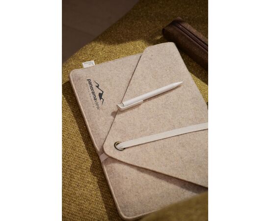 Recycled Felt Laptop Sleeve 15/16" Beige - Made Out Of W49341
