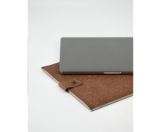 Recycled Leather Laptop Sleeve 14" Braun - Made Out Of W49440