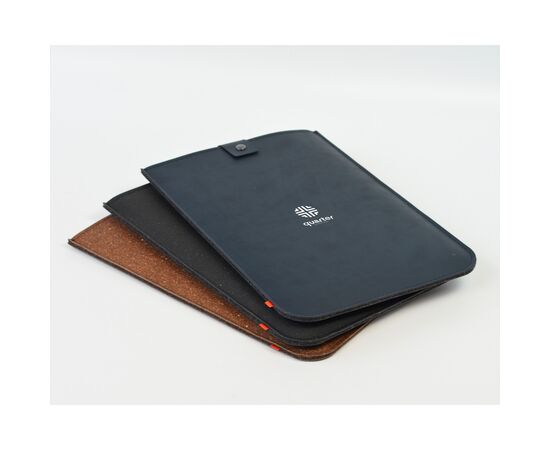 Recycled Leather Laptop Sleeve 14" Braun - Made Out Of W49440