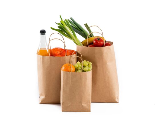 Sac en papier Rumaya Brun -  7842.011