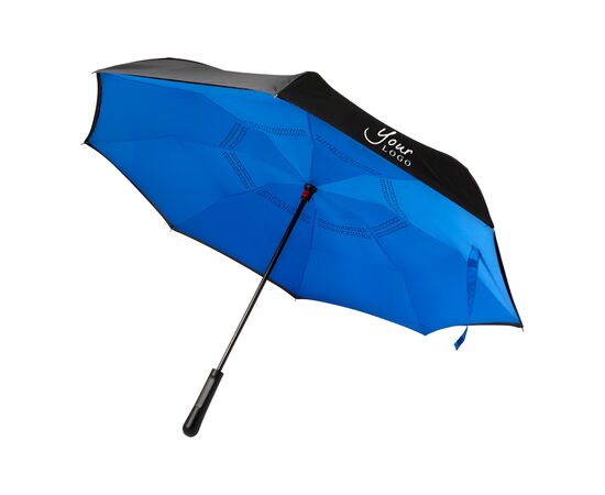 Regenschirm aus Pongee-Seide Constance Rot -  7963.008