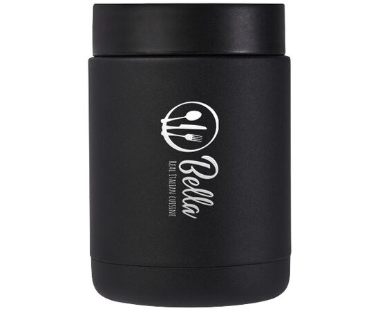 Doveron 500 ml recycled stainless steel insulated lunch pot Black - Seasons 11334090