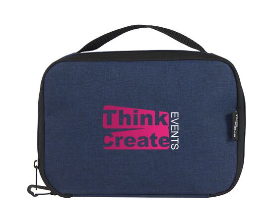 Ross GRS RPET tech pouch 1L Heather navy - Unbranded 13004855