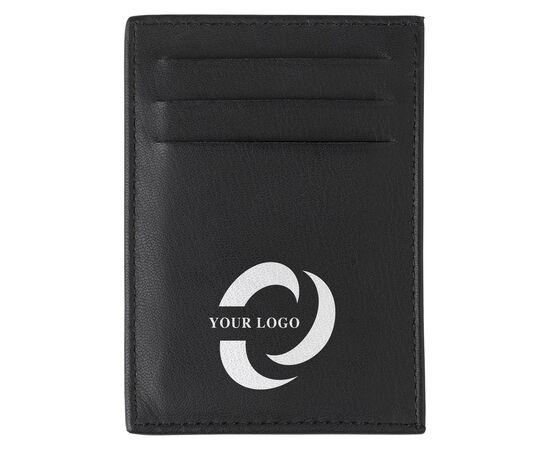 Porte-cartes de crédit RFID en cuir Logan Noir -  8058.001