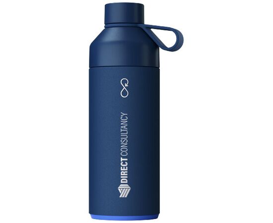 Big Ocean Bottle 1000 ml vacuum insulated water bottle Ocean blue2 - Ocean Bottle 10075351