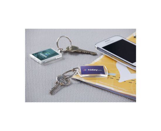Club sleutelhanger Transparant -  103304