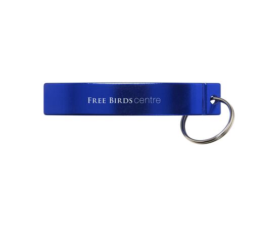 Alu Opener Öffner Schlüsselanhänger Blau -  183430