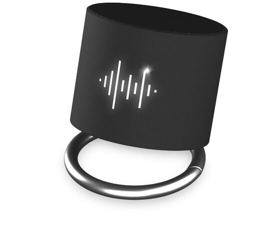 SCX.design S26 Lautsprecher Ring mit Leuchtlogo Schwarz - SCX.design 2PX02490