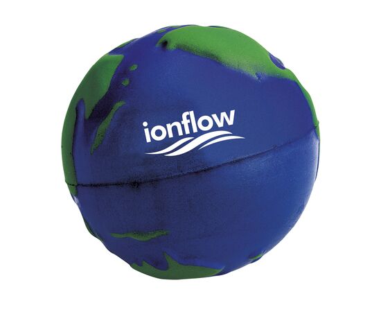 StressGlobe Ø 6.5cm stressball Blue -  305630