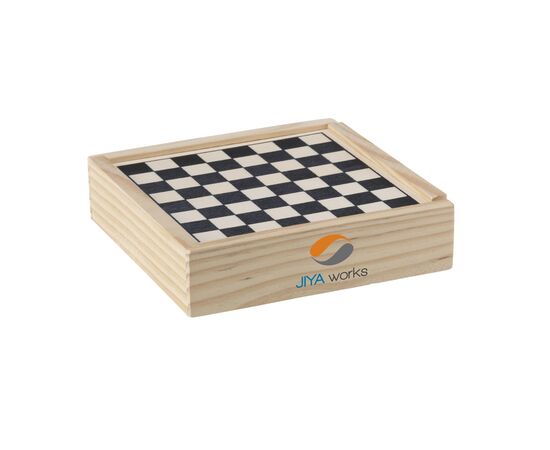 WoodGame 5-in-1 spel Hout -  435344
