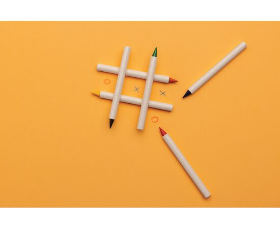 Micki GRS 6-delige set infinity kleurpotloden Wit - XD Collection P611.3503