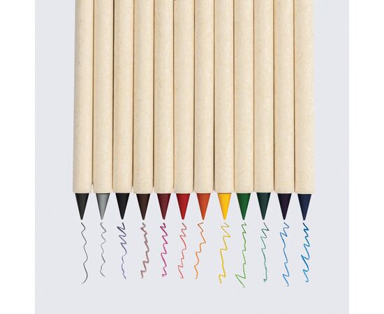 Micki GRS infinity 12-delige kleurpotloodset Wit - XD Collection P611.3703