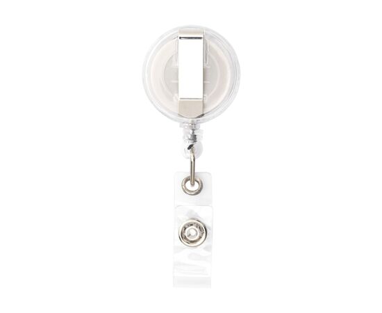 BadgeClip porte-badge Transparent blanc -  229204