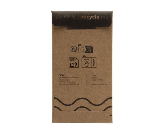 WoodKey Rectangle sleutelhanger Hout -  331244