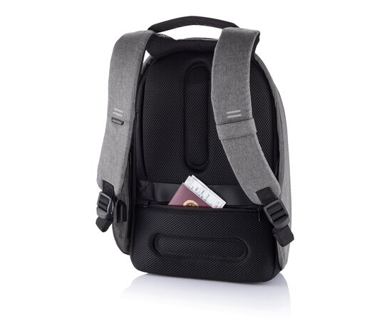 Bobby Hero Small, Anti-theft backpack Grey, Black - XD Design P705.702