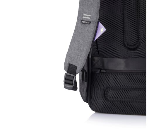 Bobby Hero Small, Anti-theft backpack Grey, Black - XD Design P705.702