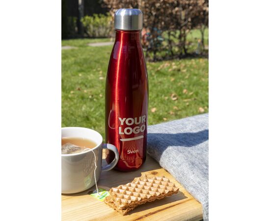 Stainless steel double walled flask Lombok Blue -  8223.005