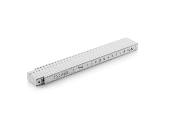 Mètre pliable en fibre de verre Blanc - XD Collection P6501H-E