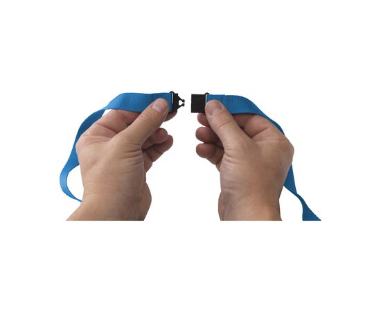 KeyCord Budget Safety 2 cm lanyard Blauw -  082130