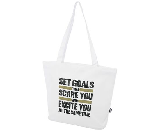 Panama GRS recycled zippered tote bag 20L White - Unbranded 13005201