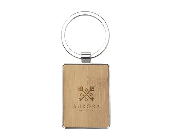 Bamboo Key Rectangle keyring Bamboo -  196944