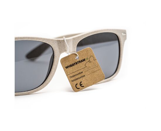 Malibu Eco Wheatstraw tarwestro zonnebril Naturel -  326642 Malibu Eco Wheatstraw tarwestro zonnebril Naturel -  326642