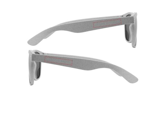 Malibu Eco Wheatstraw tarwestro zonnebril Naturel -  326642 Malibu Eco Wheatstraw tarwestro zonnebril Naturel -  326642