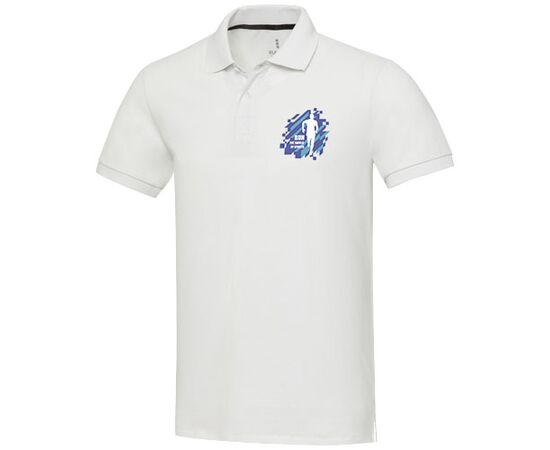 Emerald unisex Aware&#8482; gerecyclede polo met korte mouwen Wit - Elevate NXT 37539010