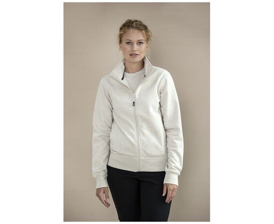 Galena unisex Aware&#8482; recycled full zip sweater White - Elevate NXT 37540010