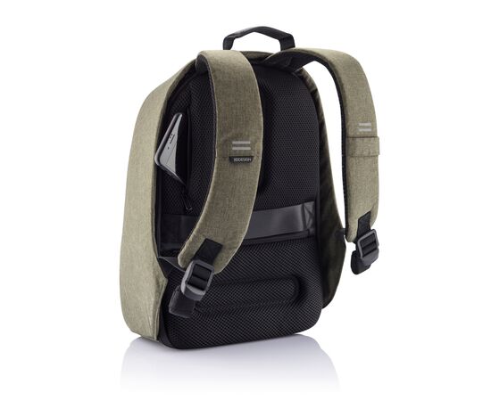 Bobby Hero Small, Anti-theft backpack Green, Black - XD Design P705.707