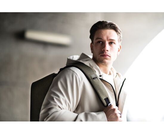 Bobby Hero Small, Anti-theft backpack Green, Black - XD Design P705.707