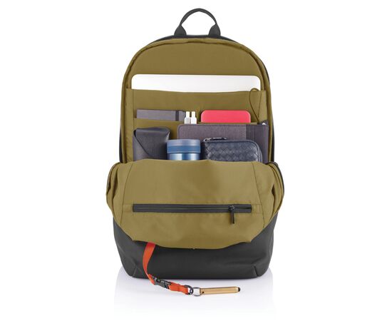Sac à dos antivol Bobby Soft Noir, Vert - XD Design P705.791 Sac à dos antivol Bobby Soft Noir, Vert - XD Design P705.791