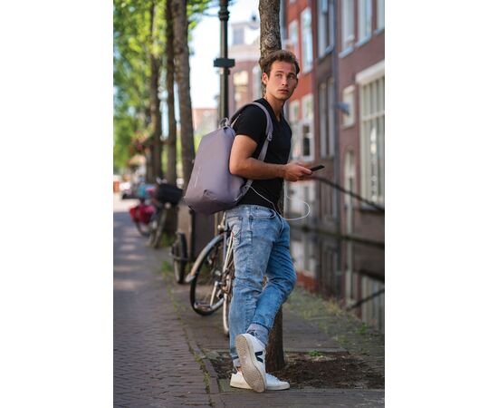 Sac à dos antivol Bobby Soft Gris, Bleu - XD Design P705.792