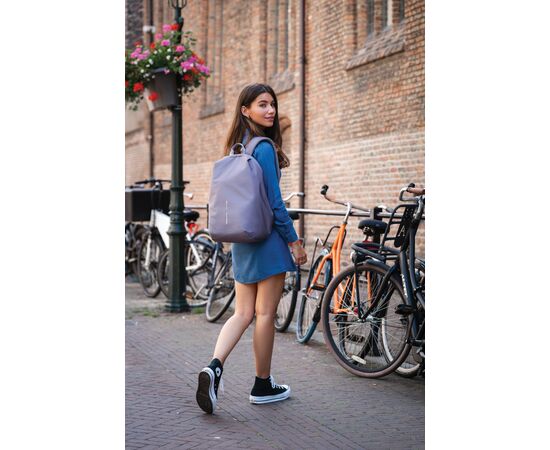 Sac à dos antivol Bobby Soft Gris, Bleu - XD Design P705.792