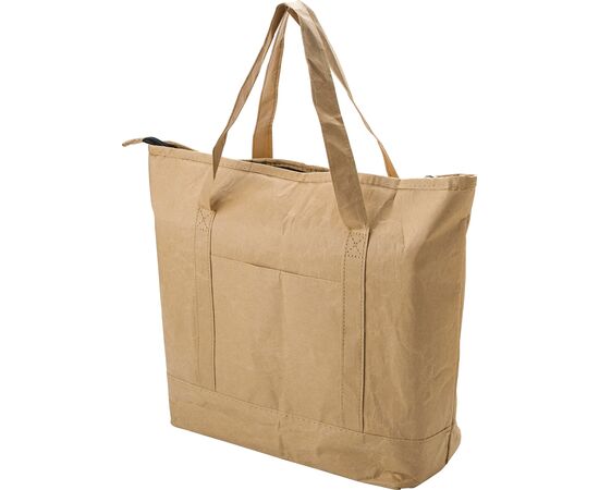 Laminated paper (80 gr/m²) cooler shopping bag Oakley Brown -  8263.011