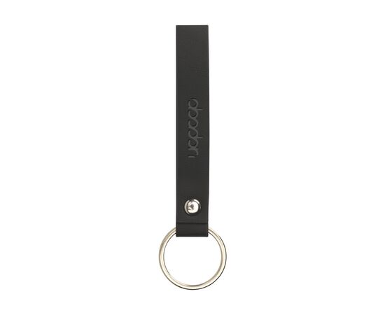 Vegan Pineapple Leather Keyring sleutelhanger Zwart -  128698